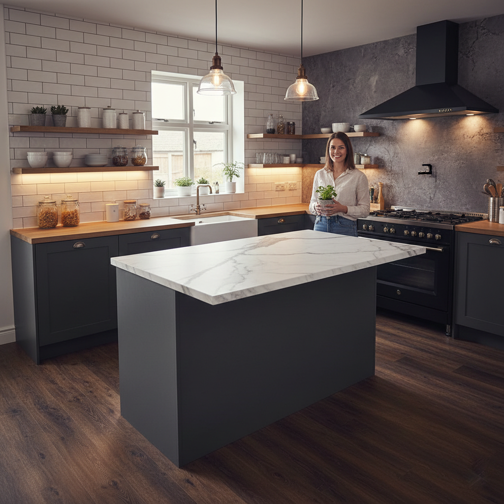 revervestimento-adesivo 3 Revestimentos Baratos que Transformam a Cozinha