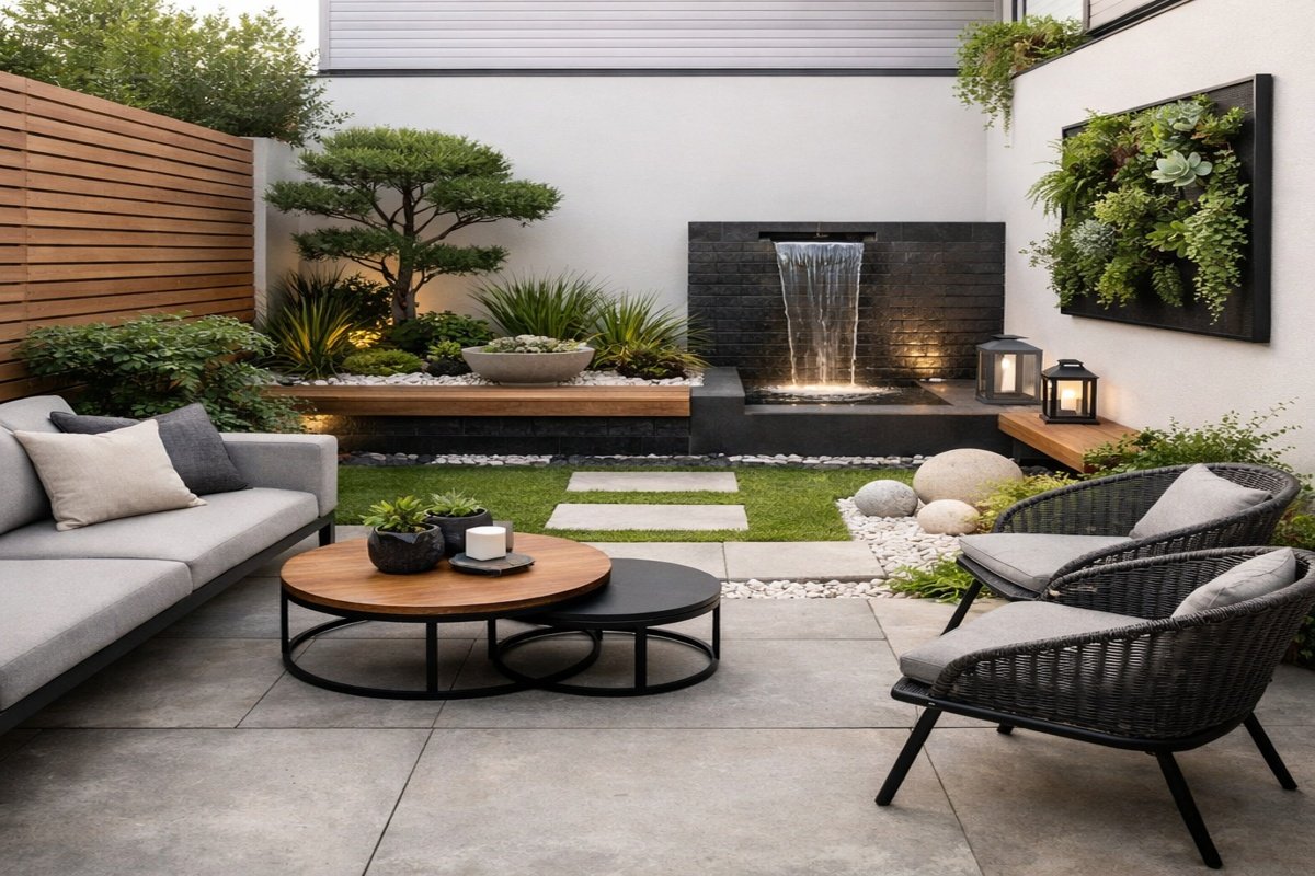 Jardim Pequeno Moderno: Ideias Elegantes para 2026