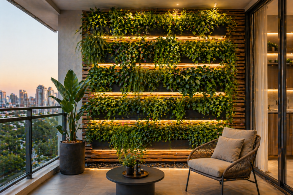 jardim-vertical-moderno-apartamento-luxuoso-1024x683 Jardim Vertical Barato para Apartamento Pequeno