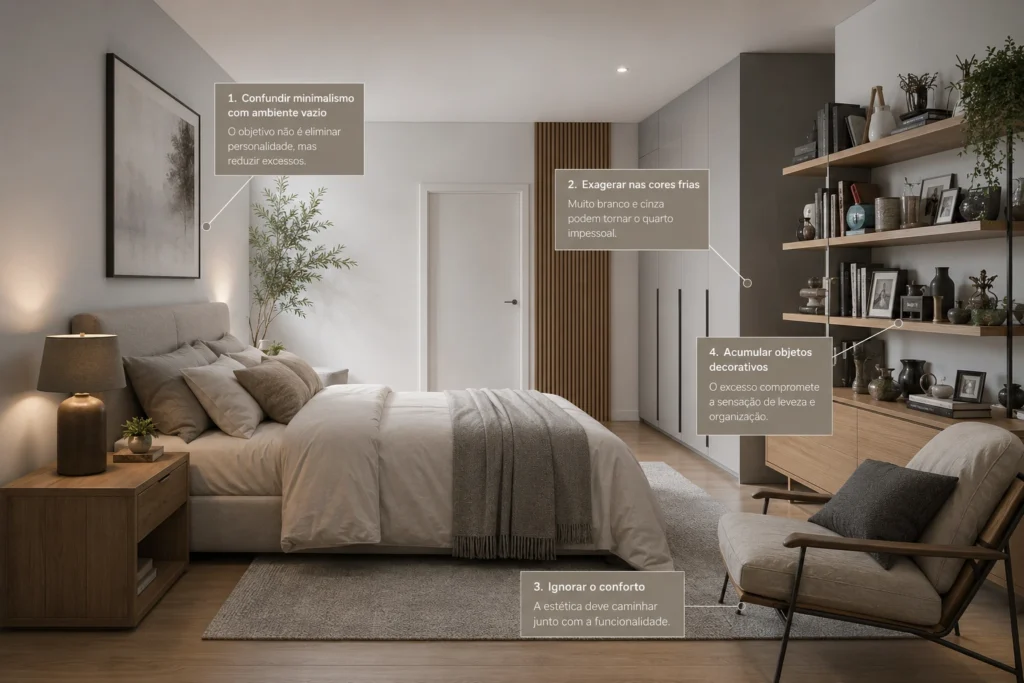 erros-que-devem-ser-evitados-quarto-minimalista-1024x683 Quarto Minimalista Acolhedor: Design Elegante e Confortável
